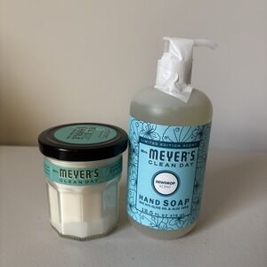 Mrs. Meyer's Clean Day 12.5 Oz.Dewdrop Liquid Hand Soap & Candle